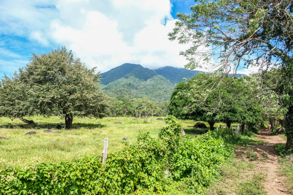 View of Maderas from the trail to the San Ramon Waterfall