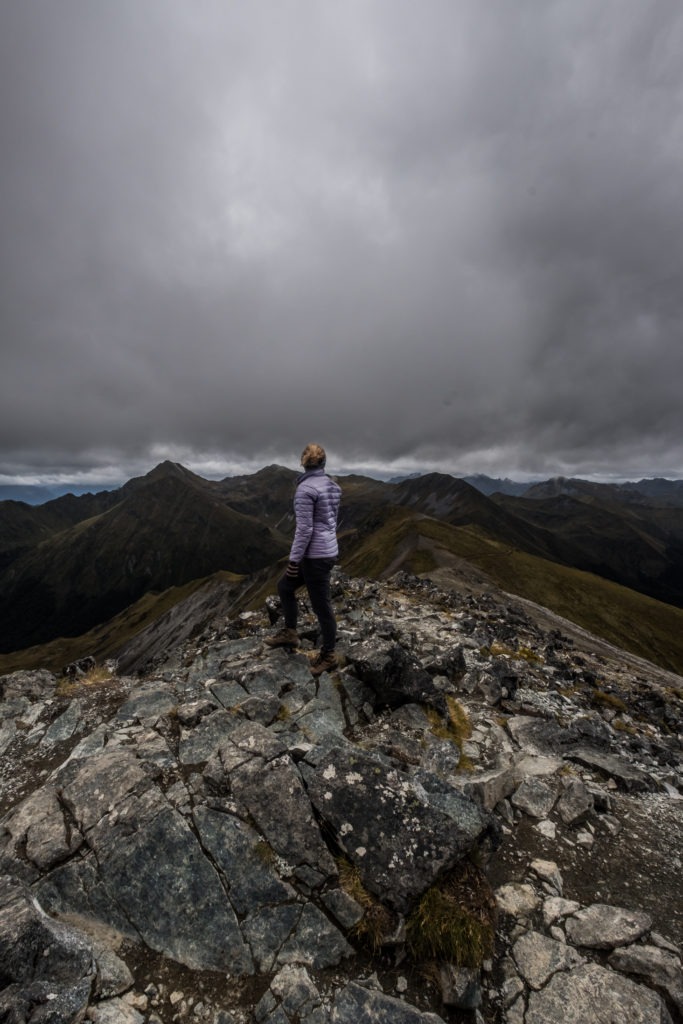 Me standing on top of Mount Luxmore.